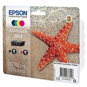 Original Epson Tintenpatronen 603 CMYK, Mixpack, cyan, magenta, gelb, schwarz