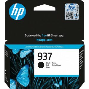 Original HP Tintenpatrone 937 (4S6W5NE), bis zu 1450 Seiten, Einzelpack, schwarz