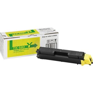 Original Kyocera Toner TK-580Y, Einzelpack, gelb Original Kyocera Toner TK-580Y, Einzelpack, gelb