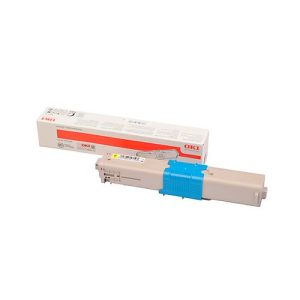 Original Oki Toner 46508709, Einzelpack, gelb