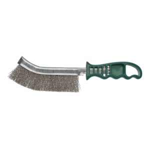 Osborn Universal-Handstielbürste 265/140, gewellter rostfreier Stahldraht 0,30 T25 Kunststoffgriff grün