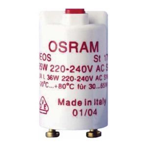 OSRAM LAMPE Starter f.Einzelschaltung 36-65W 230V ST 171 25er OSRAM LAMPE Starter f.Einzelschaltung 36-65W 230V ST 171 25er