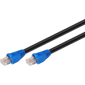 Outdoor-Patchkabel Cat6. U/UTP. 75m. schwarz