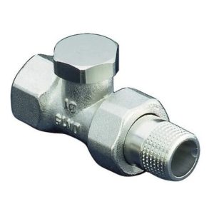 Oventrop HK-Verschraubung Combi 2 PN 10, Messing vernickelt, Durchgang DN 10, 3/8″