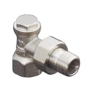 Oventrop HK-Verschraubung Combi 3 PN 10, Messing vernickelt, Eck DN 20, 3/4″