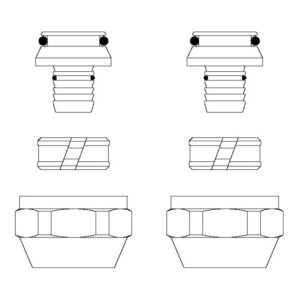 Oventrop Klemmringverschraubung Cofit S 2-fach, für AG 3/4″ Eurokonus 14 x 2,0 mm x G 3/4″ ÜM