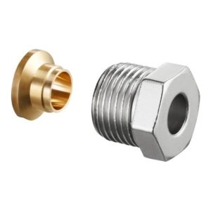 Oventrop Klemmringverschraubung Ofix CEP für IG, Messing 1/2″ x 15 mm
