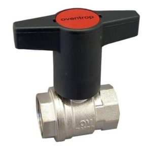 Oventrop Knebelgriff-Kugelhahn Optibal PN 16, Messing DN 32, 1 1/4″ IG