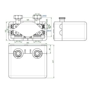 Oventrop Plattenwärmeübertrager Regumat mit Anschlussarmatur 30 Platten bis 28 kW Oventrop Plattenwärmeübertrager Regumat mit Anschlussarmatur 30 Platten bis 28 kW