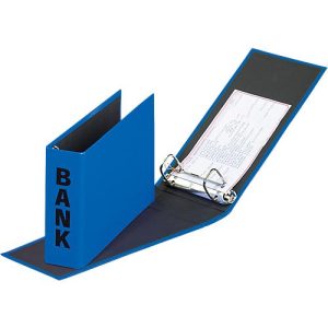 PAGNA Bankordner, PP Karton, Rückenbreite 52 mm, DIN A6 quer, blau PAGNA Bankordner, PP Karton, Rückenbreite 52 mm, DIN A6 quer, blau