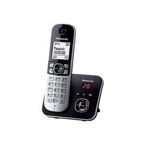 Panasonic KX-TG6821 – Schnurlostelefon – Anrufbeantworter mit Rufnummernanzeige – DECT – Schwarz Panasonic KX-TG6821 – Schnurlostelefon – Anrufbeantworter mit Rufnummernanzeige – DECT – Schwarz