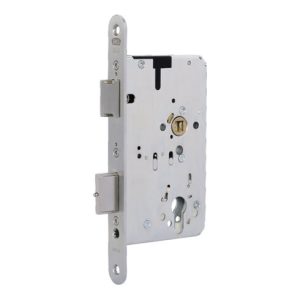 Panik-Einsteckschloss 2321 Fkt.B rd 24/65/72/9mm DIN L/R VA 2-flg.BKS