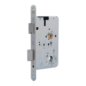Panik-Einsteckschloss 2327 Fkt.E rd 20/65/72/9mm DIN li.VA 2-flg.BKS