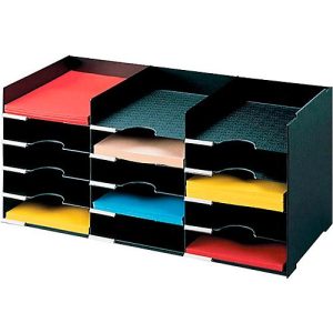 PAPERFLOW Sortierstation, DIN A4, Polystyrol, schwarz
