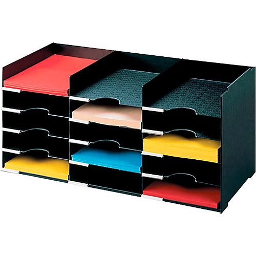 PAPERFLOW Sortierstation, DIN A4, Polystyrol, schwarz