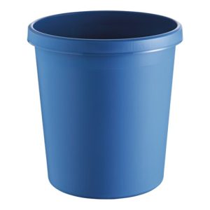 Papierkorb 18l H331xØ315mm m.Griffrand Ku.blau