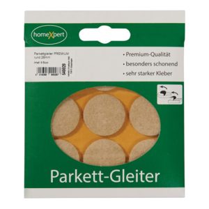 Parkettgleiter Premium 28mm Filz natur rd.selbstkl.