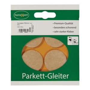 Parkettgleiter Premium 35mm Filz natur rd.selbstkl.