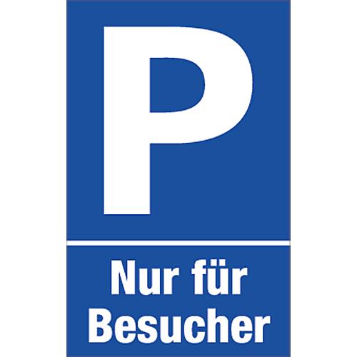 Parkplatzschilder, Nur für Besucher