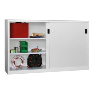 Pavoy Schiebetürenschrank H1200 x B2000 x T400, Böden gepulvert, Korpus / Front Lichtgrau