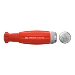PB Swiss Tools Drehmoment-Schraubendreher mit Digitalanzeige, Wechselklingenaufnahme 50 cN·m