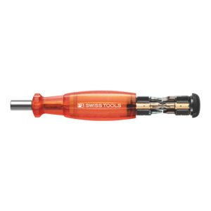 PB Swiss Tools Magazinhalter „Insider“ mit 1/4 Zoll Bits mit Magnet, Klingenlänge: 15 mm