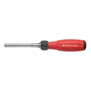 PB Swiss Tools Ratschengriff „Twister“, für 1/4-Zoll-Bits, mit Magnet, 100 mm