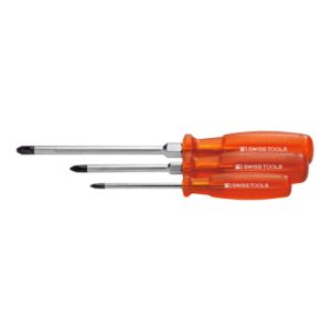 PB Swiss Tools Schraubendreher-Satz, für Phillips, mit „Multicraft“-Kraftheft, 3-teilig