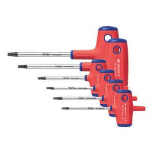 PB SWISS TOOLS Schraubendreher-Satz für Torx Plus, mit Quergriff 6-teilig, Anzahl Schraubendreher: 6