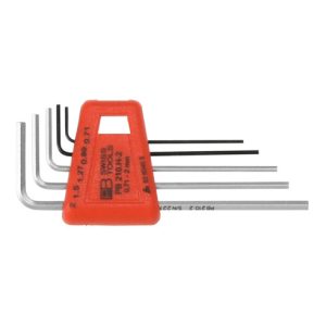 PB Swiss Tools Sechskant-Winkelschraubendreher-Satz, verchromt, 5-teilig