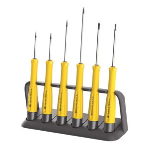PB Swiss Tools Werkstatt-Schraubendreher-Sortiment, ESD, Schlitz und Phillips, 6-teilig