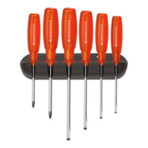 PB Swiss Tools Werkstatt-Schraubendreher-Sortiment, Schlitz und Phillips, 6-teilig