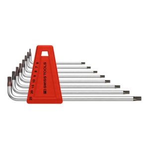 PB Swiss Tools Winkelschraubendreher-Satz, mit Bohrung, für Torx, 8-teilig