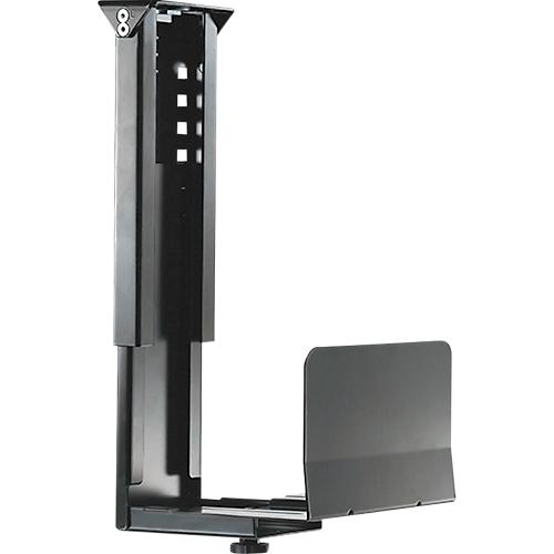 PC-Halterung Neomounts by NewStar CPU-D200, vertikal, bis 30 kg, manuell höhen- & breitenverstellbar, inkl. Befestigungsmaterial, schwarz