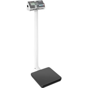 Personenwaage KERN MPB 300K100, bis 300 kg, BMI- und Hold-Funktion, Batterie- oder Netzbetrieb, Stahl, mit Stativ, weiß/schwarz, inkl. Arbeitsschutzhaube Personenwaage KERN MPB 300K100, bis 300 kg, BMI- und Hold-Funktion, Batterie- oder Netzbetrieb, Stahl, mit Stativ, weiß/schwarz, inkl. Arbeitsschutzhaube