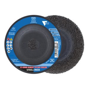 PFERD CC-GRIND-ROBUST Schleifscheibe 115×22,23 mm Speziallinie SGP STEELOX für Stahl/Edelstahl