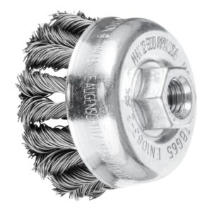 PFERD COMBITWIST Topfbürste gezopft TBG Ø 65 mm M14 Stahl-Draht-Ø 0,50mm Winkelschleifer (1)