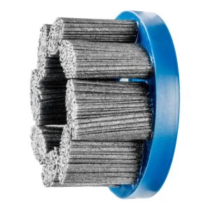 PFERD COMPOSITE FLEX Tellerbürste DBU Ø 100×22,2 mm Bohrung SiC-Filament-Ø 1,14 mm Korn 80 stationär