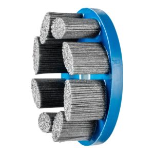 PFERD COMPOSITE FLEX Tellerbürste DBU Ø 150×22,2 mm Bohrung SiC-Filament-Ø 1,14 mm Korn 80 stationär
