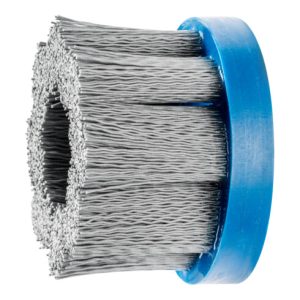 PFERD COMPOSITE FLEX Tellerbürste DBU Ø 76×22,2 mm Bohrung SiC-Filament-Ø 0,55 mm Korn 320 stationär