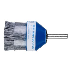 PFERD COMPOSITE Pinselbürste PBUPR Ø 38 mm Schaft-Ø 6 mm SiC-Filament-Ø 0,55 mm Korn 120 stationär