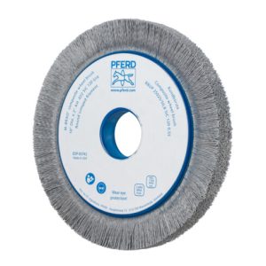 PFERD COMPOSITE Rundbürste RBUP Ø 250x25x50,8 mm Bohrung SiC-Filament-Ø 0,55 mm Korn 120 stationär