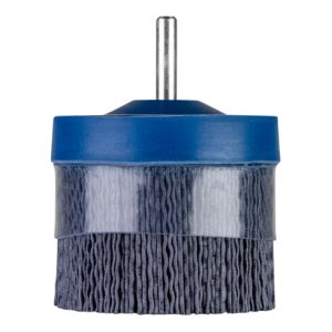 PFERD COMPOSITE Tellerbürste DBUR Ø 63 mm Schaft-Ø 6 mm Keramik-Filament-Ø 1,10mm Korn 120 stationär