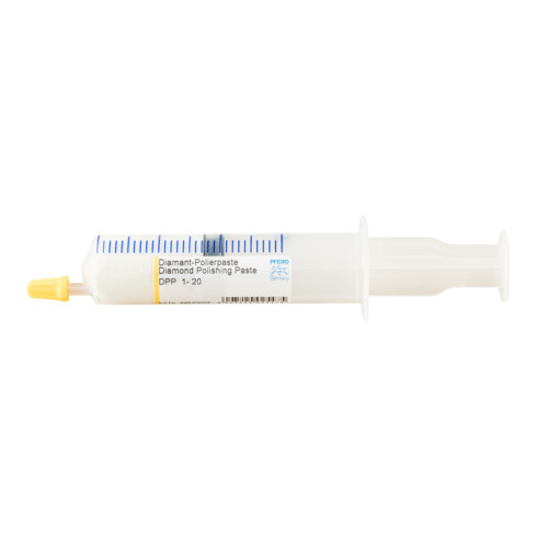PFERD Diamantpolierpaste DPP Korngröße 1µ ultra fein Spritze mit 20g für hartes Material