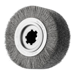 PFERD Entgratbürste ungezopft RBU Ø 250x100x50,8 mm Bohrung Edelstahl-Draht-Ø 0,35 mm stationär