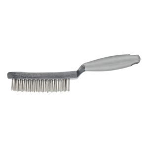 PFERD Handbürste mit Kunststoffkörper und ergonomischem Griff HBUP 3reihig Stahl-Draht-Ø0,40 (43698007)