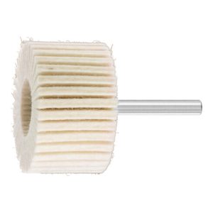 PFERD harte Filzlamellenstifte FLS Ø 50x30mm Schaft-Ø 6 mm für universelle Polierarbeiten