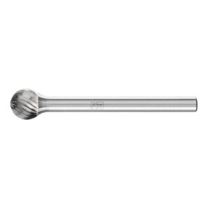 PFERD Hartmetall Frässtift Kugel KUD Ø 06×05 mm Schaft-Ø 3 mm Z5 universal fein