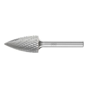 PFERD Hartmetall Frässtift Spitzbogen SPG Ø 16x30mm Schaft-Ø 6 mm Z3P universal mittel kreuzverzahnt