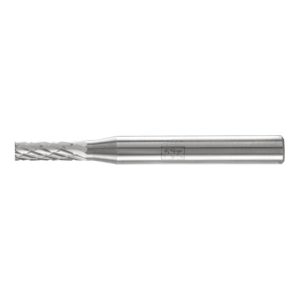 PFERD Hartmetall Frässtift Zylinder ZYAS stirnverzahnt Ø 04x13mm Schaft-Ø 6mm Z3P universal mittel kreuzverzahnt